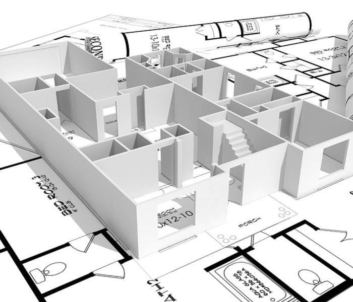 Koncepcja planów domu 3d