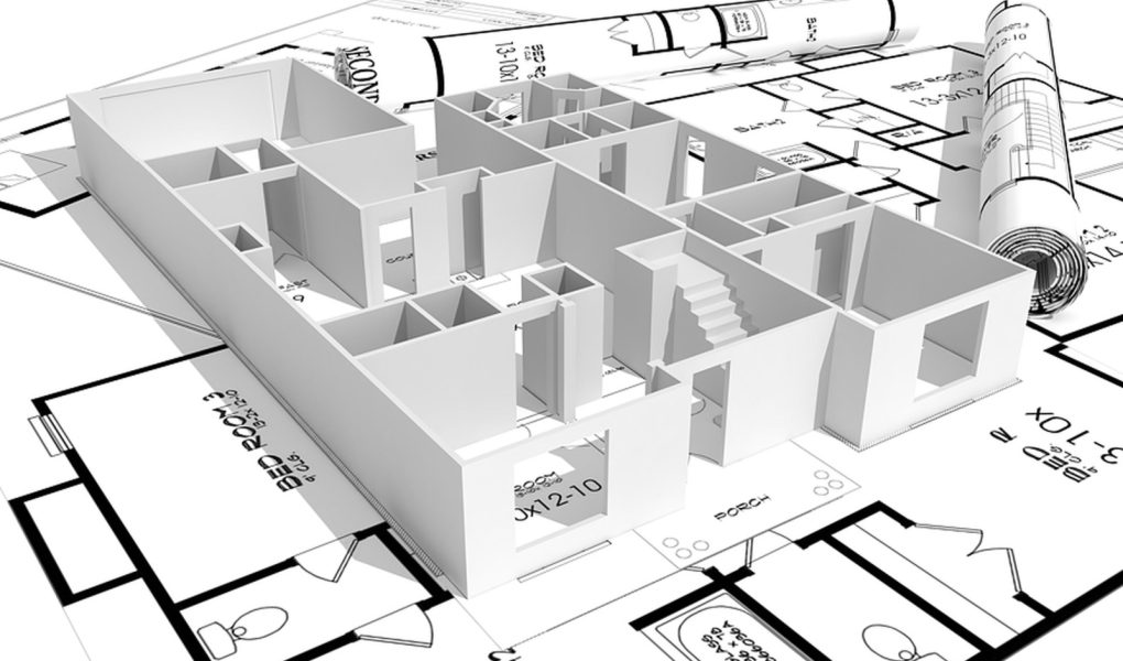 Koncepcja planów domu 3d