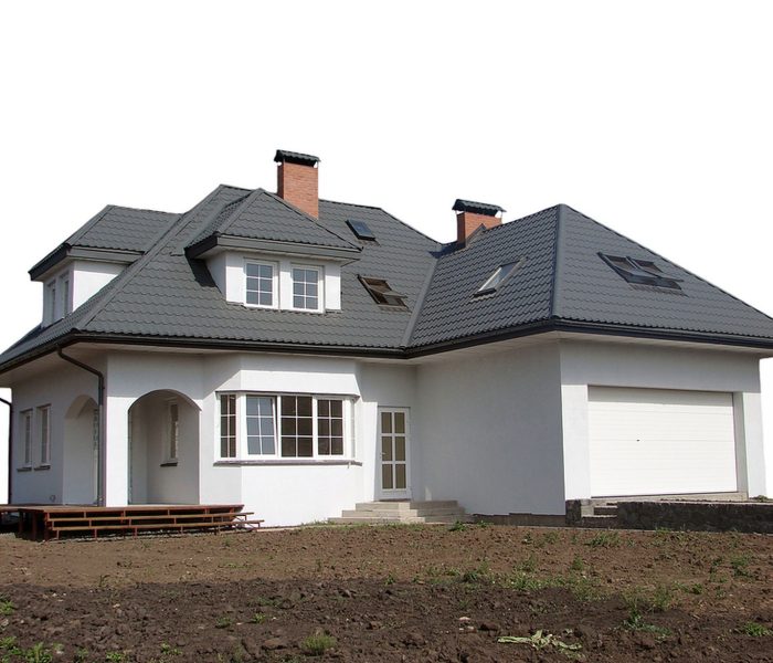 Nowy, wymarzony dom w budowie. Nowy dom