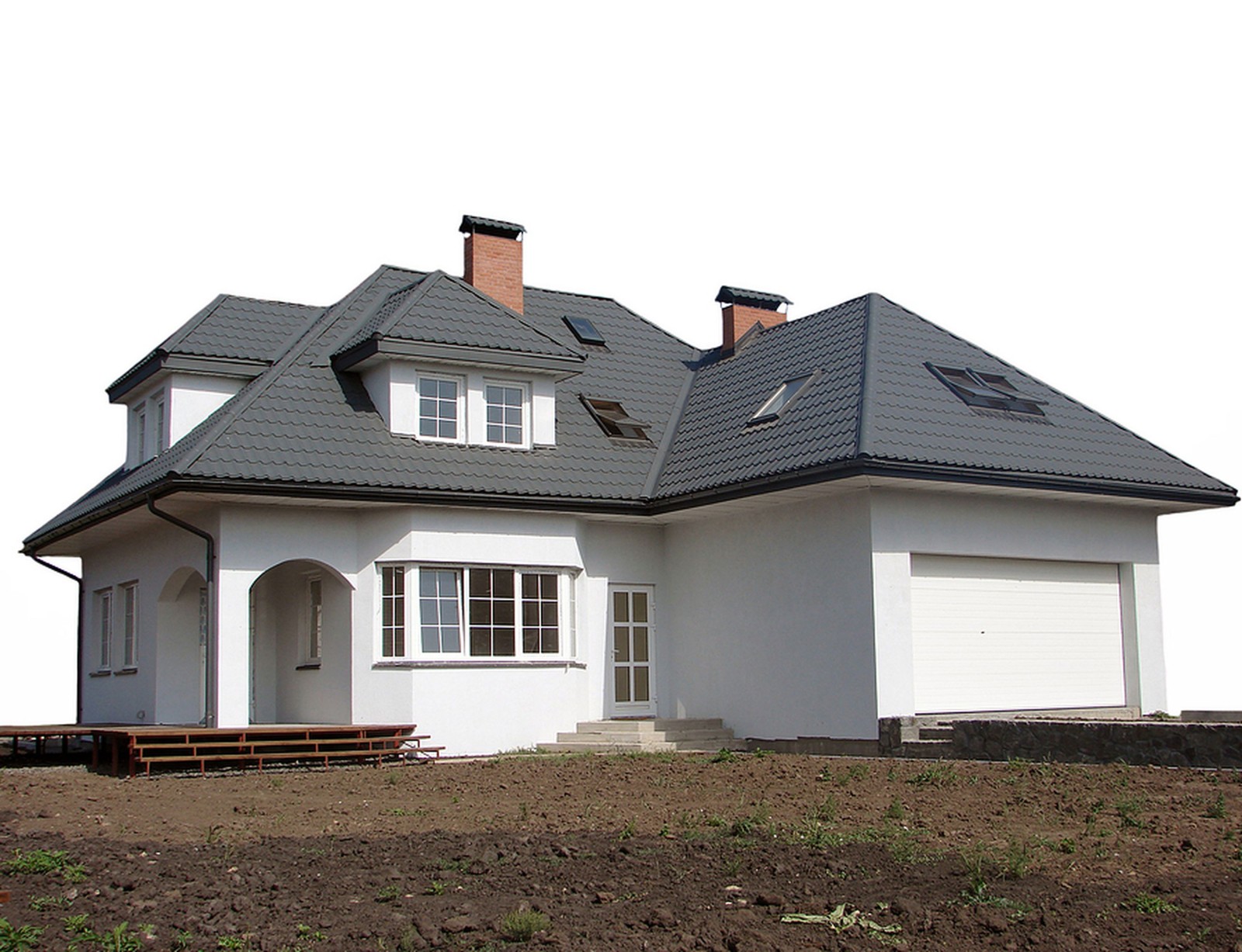 Nowy, wymarzony dom w budowie. Nowy dom