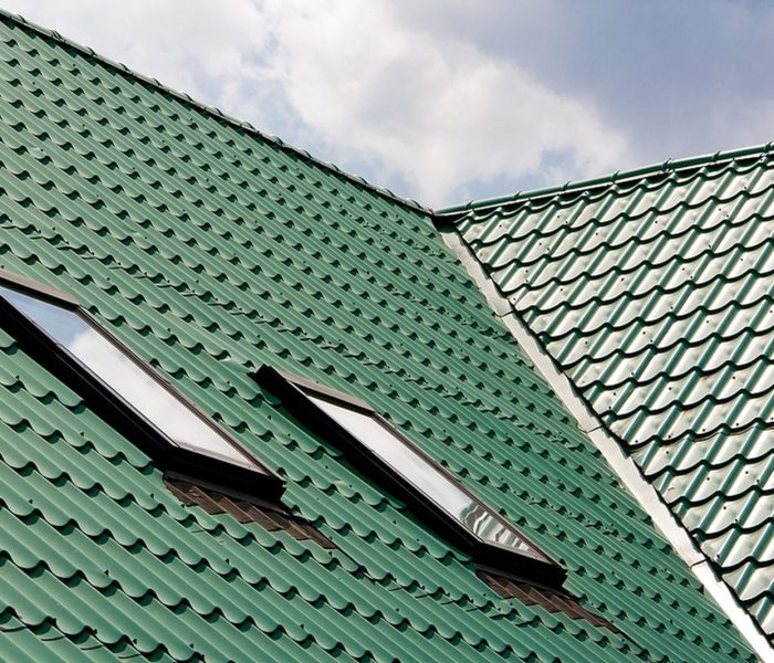 Nowe zielone pokrycia dachowe z blachy nierdzewnej